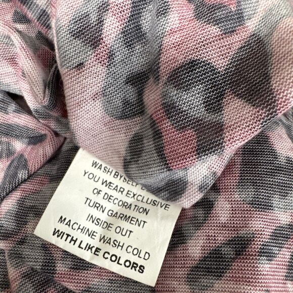 Lady Noir Leopard Rhinestone Motorcycle Top Blouse Embellished Red Size L - Picture 14 of 14